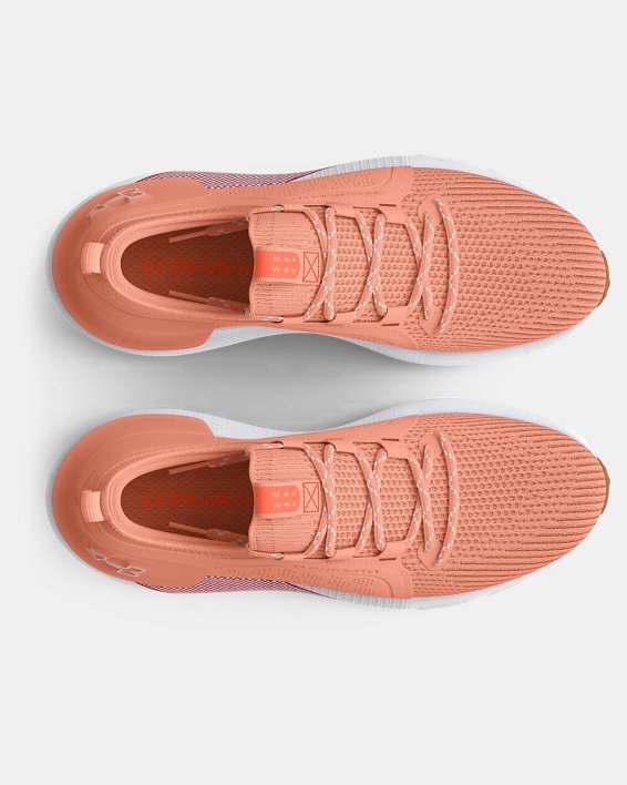 Women's UA HOVR™ Phantom 3 SE Suede Running Shoes in Pink image number 2